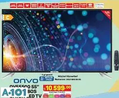 ONVO 55 ULTRA HD ANDROİD SMART LED TV/AKILLI TELEVİZYON